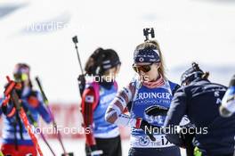 16.02.2021, Pokljuka, Slovenia (SLO): Chloe Levins (USA) - IBU World Championships Biathlon, individual women, Pokljuka (SLO). www.nordicfocus.com. © Manzoni/NordicFocus. Every downloaded picture is fee-liable.