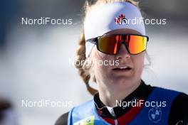 16.02.2021, Pokljuka, Slovenia (SLO): Sarah Beaudry (CAN) - IBU World Championships Biathlon, individual women, Pokljuka (SLO). www.nordicfocus.com. © Manzoni/NordicFocus. Every downloaded picture is fee-liable.