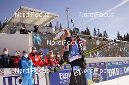 16.02.2021, Pokljuka, Slovenia (SLO): Sarah Beaudry (CAN) - IBU World Championships Biathlon, individual women, Pokljuka (SLO). www.nordicfocus.com. © Thibaut/NordicFocus. Every downloaded picture is fee-liable.