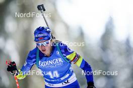 16.02.2021, Pokljuka, Slovenia (SLO): Dzinara Alimbekava (BLR) - IBU World Championships Biathlon, individual women, Pokljuka (SLO). www.nordicfocus.com. © Thibaut/NordicFocus. Every downloaded picture is fee-liable.