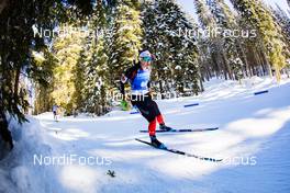 16.02.2021, Pokljuka, Slovenia (SLO): Megan Bankes (CAN) - IBU World Championships Biathlon, individual women, Pokljuka (SLO). www.nordicfocus.com. © Manzoni/NordicFocus. Every downloaded picture is fee-liable.