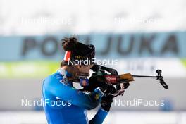 16.02.2021, Pokljuka, Slovenia (SLO): Julia Simon (FRA) - IBU World Championships Biathlon, individual women, Pokljuka (SLO). www.nordicfocus.com. © Manzoni/NordicFocus. Every downloaded picture is fee-liable.