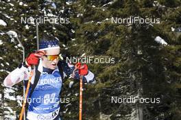 16.02.2021, Pokljuka, Slovenia (SLO): Clare Egan (USA) - IBU World Championships Biathlon, individual women, Pokljuka (SLO). www.nordicfocus.com. © Manzoni/NordicFocus. Every downloaded picture is fee-liable.