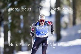 16.02.2021, Pokljuka, Slovenia (SLO): Julia Schwaiger (AUT) - IBU World Championships Biathlon, individual women, Pokljuka (SLO). www.nordicfocus.com. © Thibaut/NordicFocus. Every downloaded picture is fee-liable.