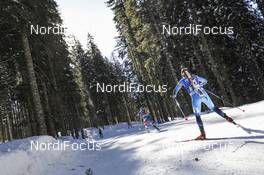 16.02.2021, Pokljuka, Slovenia (SLO): Anais Chevalier-Bouchet (FRA) - IBU World Championships Biathlon, individual women, Pokljuka (SLO). www.nordicfocus.com. © Manzoni/NordicFocus. Every downloaded picture is fee-liable.