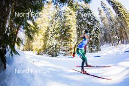 16.02.2021, Pokljuka, Slovenia (SLO): Gabriele Lescinskaite (LTU) - IBU World Championships Biathlon, individual women, Pokljuka (SLO). www.nordicfocus.com. © Manzoni/NordicFocus. Every downloaded picture is fee-liable.