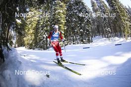 16.02.2021, Pokljuka, Slovenia (SLO): Annija Keita Sabule (LAT) - IBU World Championships Biathlon, individual women, Pokljuka (SLO). www.nordicfocus.com. © Manzoni/NordicFocus. Every downloaded picture is fee-liable.