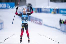 21.02.2021, Pokljuka, Slovenia (SLO): Sturla Holm Laegreid (NOR) - IBU World Championships Biathlon, mass men, Pokljuka (SLO). www.nordicfocus.com. © Thibaut/NordicFocus. Every downloaded picture is fee-liable.