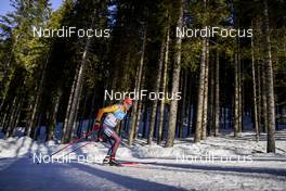 21.02.2021, Pokljuka, Slovenia (SLO): Benedikt Doll (GER) - IBU World Championships Biathlon, mass men, Pokljuka (SLO). www.nordicfocus.com. © Thibaut/NordicFocus. Every downloaded picture is fee-liable.