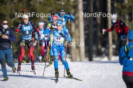 21.02.2021, Pokljuka, Slovenia (SLO): Lukas Hofer (ITA) - IBU World Championships Biathlon, mass men, Pokljuka (SLO). www.nordicfocus.com. © Thibaut/NordicFocus. Every downloaded picture is fee-liable.