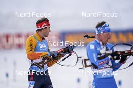 21.02.2021, Pokljuka, Slovenia (SLO): Arnd Peiffer (GER) - IBU World Championships Biathlon, mass men, Pokljuka (SLO). www.nordicfocus.com. © Thibaut/NordicFocus. Every downloaded picture is fee-liable.