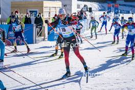 21.02.2021, Pokljuka, Slovenia (SLO): Vetle Sjaastad Christiansen (NOR) - IBU World Championships Biathlon, mass men, Pokljuka (SLO). www.nordicfocus.com. © Thibaut/NordicFocus. Every downloaded picture is fee-liable.