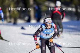 21.02.2021, Pokljuka, Slovenia (SLO): Simon Eder (AUT) - IBU World Championships Biathlon, mass men, Pokljuka (SLO). www.nordicfocus.com. © Thibaut/NordicFocus. Every downloaded picture is fee-liable.