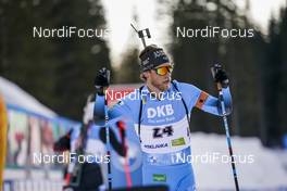 21.02.2021, Pokljuka, Slovenia (SLO): Antonin Guigonnat (FRA) - IBU World Championships Biathlon, mass men, Pokljuka (SLO). www.nordicfocus.com. © Thibaut/NordicFocus. Every downloaded picture is fee-liable.
