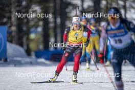 21.02.2021, Pokljuka, Slovenia (SLO): Tiril Eckhoff (NOR) - IBU World Championships Biathlon, mass women, Pokljuka (SLO). www.nordicfocus.com. © Thibaut/NordicFocus. Every downloaded picture is fee-liable.
