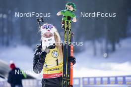 21.02.2021, Pokljuka, Slovenia (SLO): Tiril Eckhoff (NOR) - IBU World Championships Biathlon, mass women, Pokljuka (SLO). www.nordicfocus.com. © Thibaut/NordicFocus. Every downloaded picture is fee-liable.