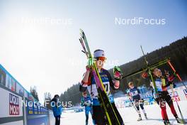 21.02.2021, Pokljuka, Slovenia (SLO): Emma Lunder (CAN) - IBU World Championships Biathlon, mass women, Pokljuka (SLO). www.nordicfocus.com. © Manzoni/NordicFocus. Every downloaded picture is fee-liable.