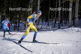21.02.2021, Pokljuka, Slovenia (SLO): Elvira Oeberg (SWE) - IBU World Championships Biathlon, mass women, Pokljuka (SLO). www.nordicfocus.com. © Thibaut/NordicFocus. Every downloaded picture is fee-liable.