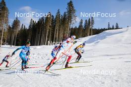21.02.2021, Pokljuka, Slovenia (SLO): Anais Bescond (FRA), Monika Hojnisz-Starega (POL), (l-r) - IBU World Championships Biathlon, mass women, Pokljuka (SLO). www.nordicfocus.com. © Manzoni/NordicFocus. Every downloaded picture is fee-liable.