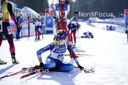 21.02.2021, Pokljuka, Slovenia (SLO): Elisa Gasparin (SUI) - IBU World Championships Biathlon, mass women, Pokljuka (SLO). www.nordicfocus.com. © Thibaut/NordicFocus. Every downloaded picture is fee-liable.