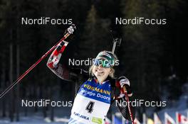 21.02.2021, Pokljuka, Slovenia (SLO): Lisa Theresa Hauser (AUT) - IBU World Championships Biathlon, mass women, Pokljuka (SLO). www.nordicfocus.com. © Manzoni/NordicFocus. Every downloaded picture is fee-liable.