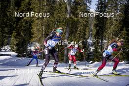 21.02.2021, Pokljuka, Slovenia (SLO): Lisa Theresa Hauser (AUT) - IBU World Championships Biathlon, mass women, Pokljuka (SLO). www.nordicfocus.com. © Thibaut/NordicFocus. Every downloaded picture is fee-liable.