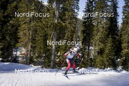 21.02.2021, Pokljuka, Slovenia (SLO): Marte Olsbu Roeiseland (NOR) - IBU World Championships Biathlon, mass women, Pokljuka (SLO). www.nordicfocus.com. © Thibaut/NordicFocus. Every downloaded picture is fee-liable.