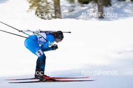 21.02.2021, Pokljuka, Slovenia (SLO): Anais Chevalier-Bouchet (FRA) - IBU World Championships Biathlon, mass women, Pokljuka (SLO). www.nordicfocus.com. © Manzoni/NordicFocus. Every downloaded picture is fee-liable.