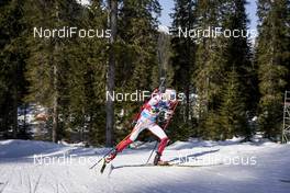 21.02.2021, Pokljuka, Slovenia (SLO): Monika Hojnisz-Starega (POL) - IBU World Championships Biathlon, mass women, Pokljuka (SLO). www.nordicfocus.com. © Thibaut/NordicFocus. Every downloaded picture is fee-liable.