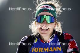 21.02.2021, Pokljuka, Slovenia (SLO): Lisa Theresa Hauser (AUT) - IBU World Championships Biathlon, mass women, Pokljuka (SLO). www.nordicfocus.com. © Thibaut/NordicFocus. Every downloaded picture is fee-liable.