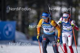 21.02.2021, Pokljuka, Slovenia (SLO): Franziska Preuss (GER) - IBU World Championships Biathlon, mass women, Pokljuka (SLO). www.nordicfocus.com. © Thibaut/NordicFocus. Every downloaded picture is fee-liable.