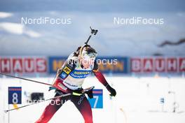 21.02.2021, Pokljuka, Slovenia (SLO): Marte Olsbu Roeiseland (NOR) - IBU World Championships Biathlon, mass women, Pokljuka (SLO). www.nordicfocus.com. © Manzoni/NordicFocus. Every downloaded picture is fee-liable.