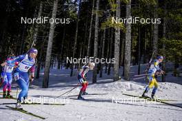 21.02.2021, Pokljuka, Slovenia (SLO): Marte Olsbu Roeiseland (NOR), Linn Persson (SWE), (l-r) - IBU World Championships Biathlon, mass women, Pokljuka (SLO). www.nordicfocus.com. © Thibaut/NordicFocus. Every downloaded picture is fee-liable.