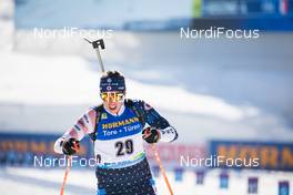 21.02.2021, Pokljuka, Slovenia (SLO): Susan Dunklee (USA) - IBU World Championships Biathlon, mass women, Pokljuka (SLO). www.nordicfocus.com. © Manzoni/NordicFocus. Every downloaded picture is fee-liable.