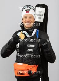 10.02.2021, Pokljuka, Slovenia (SLO): Tarjei Boe (NOR) - IBU World Championships Biathlon, medals, Pokljuka (SLO). www.nordicfocus.com. © Manzoni/NordicFocus. Every downloaded picture is fee-liable.