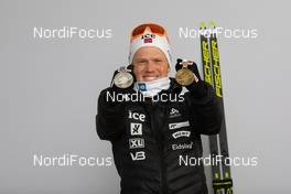 21.02.2021, Pokljuka, Slovenia (SLO): Johannes Dale (NOR) - IBU World Championships Biathlon, medals, Pokljuka (SLO). www.nordicfocus.com. © Manzoni/NordicFocus. Every downloaded picture is fee-liable.