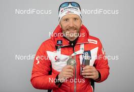 10.02.2021, Pokljuka, Slovenia (SLO): Simon Eder (AUT) - IBU World Championships Biathlon, medals, Pokljuka (SLO). www.nordicfocus.com. © Manzoni/NordicFocus. Every downloaded picture is fee-liable.