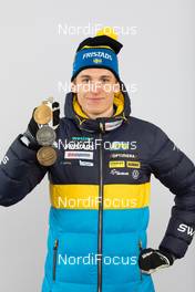 10.02.2021, Pokljuka, Slovenia (SLO): Martin Ponsiluoma (SWE) - IBU World Championships Biathlon, medals, Pokljuka (SLO). www.nordicfocus.com. © Manzoni/NordicFocus. Every downloaded picture is fee-liable.