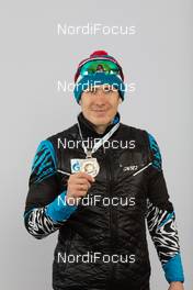 10.02.2021, Pokljuka, Slovenia (SLO): Eduard Latypov (RBU) - IBU World Championships Biathlon, medals, Pokljuka (SLO). www.nordicfocus.com. © Manzoni/NordicFocus. Every downloaded picture is fee-liable.