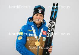 18.02.2021, Pokljuka, Slovenia (SLO): Antonin Guigonnat (FRA) - IBU World Championships Biathlon, medals, Pokljuka (SLO). www.nordicfocus.com. © Manzoni/NordicFocus. Every downloaded picture is fee-liable.