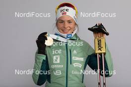 10.02.2021, Pokljuka, Slovenia (SLO): Ida Lien (NOR) - IBU World Championships Biathlon, medals, Pokljuka (SLO). www.nordicfocus.com. © Manzoni/NordicFocus. Every downloaded picture is fee-liable.