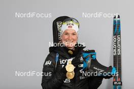 10.02.2021, Pokljuka, Slovenia (SLO): Marte Olsbu Roeiseland (NOR) - IBU World Championships Biathlon, medals, Pokljuka (SLO). www.nordicfocus.com. © Manzoni/NordicFocus. Every downloaded picture is fee-liable.