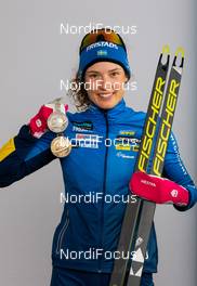 16.02.2021, Pokljuka, Slovenia (SLO): Hanna Oeberg (SWE) - IBU World Championships Biathlon, medals, Pokljuka (SLO). www.nordicfocus.com. © Manzoni/NordicFocus. Every downloaded picture is fee-liable.