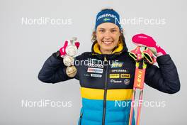 18.02.2021, Pokljuka, Slovenia (SLO): Hanna Oeberg (SWE) - IBU World Championships Biathlon, medals, Pokljuka (SLO). www.nordicfocus.com. © Manzoni/NordicFocus. Every downloaded picture is fee-liable.