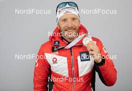 10.02.2021, Pokljuka, Slovenia (SLO): Simon Eder (AUT) - IBU World Championships Biathlon, medals, Pokljuka (SLO). www.nordicfocus.com. © Manzoni/NordicFocus. Every downloaded picture is fee-liable.