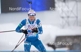10.02.2021, Pokljuka, Slovenia (SLO): Mari Eder (FIN) - IBU World Championships Biathlon, relay mixed, Pokljuka (SLO). www.nordicfocus.com. © Manzoni/NordicFocus. Every downloaded picture is fee-liable.