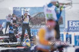 10.02.2021, Pokljuka, Slovenia (SLO): Nadia Moser (CAN) - IBU World Championships Biathlon, relay mixed, Pokljuka (SLO). www.nordicfocus.com. © Thibaut/NordicFocus. Every downloaded picture is fee-liable.