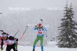 10.02.2021, Pokljuka, Slovenia (SLO): Jakov Fak (SLO) - IBU World Championships Biathlon, relay mixed, Pokljuka (SLO). www.nordicfocus.com. © Manzoni/NordicFocus. Every downloaded picture is fee-liable.