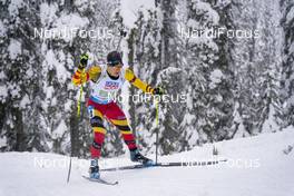 10.02.2021, Pokljuka, Slovenia (SLO): Thierry Langer (BEL) - IBU World Championships Biathlon, relay mixed, Pokljuka (SLO). www.nordicfocus.com. © Thibaut/NordicFocus. Every downloaded picture is fee-liable.