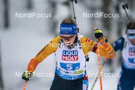 10.02.2021, Pokljuka, Slovenia (SLO): Franziska Preuss (GER) - IBU World Championships Biathlon, relay mixed, Pokljuka (SLO). www.nordicfocus.com. © Thibaut/NordicFocus. Every downloaded picture is fee-liable.